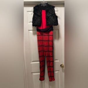 Revolution Red and Black Kids Dance Costume